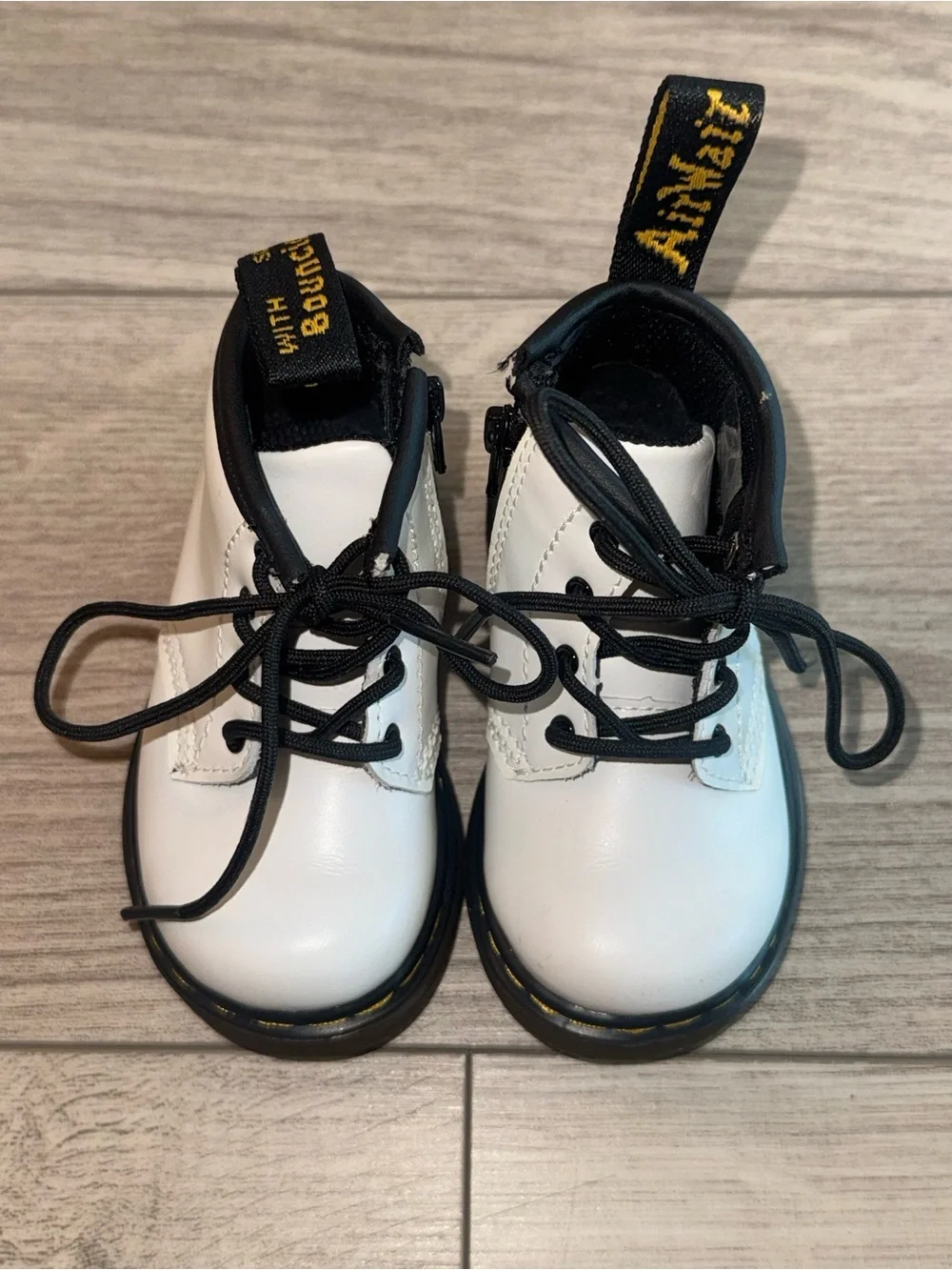 Dr. Martens 1460 Toddler White Leather Boots US 4 / EU
